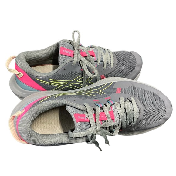 ASICS Women's Gel-Excite Trail 2 Gray and Pink Sneakers size 8.5 - Picture 11 of 12